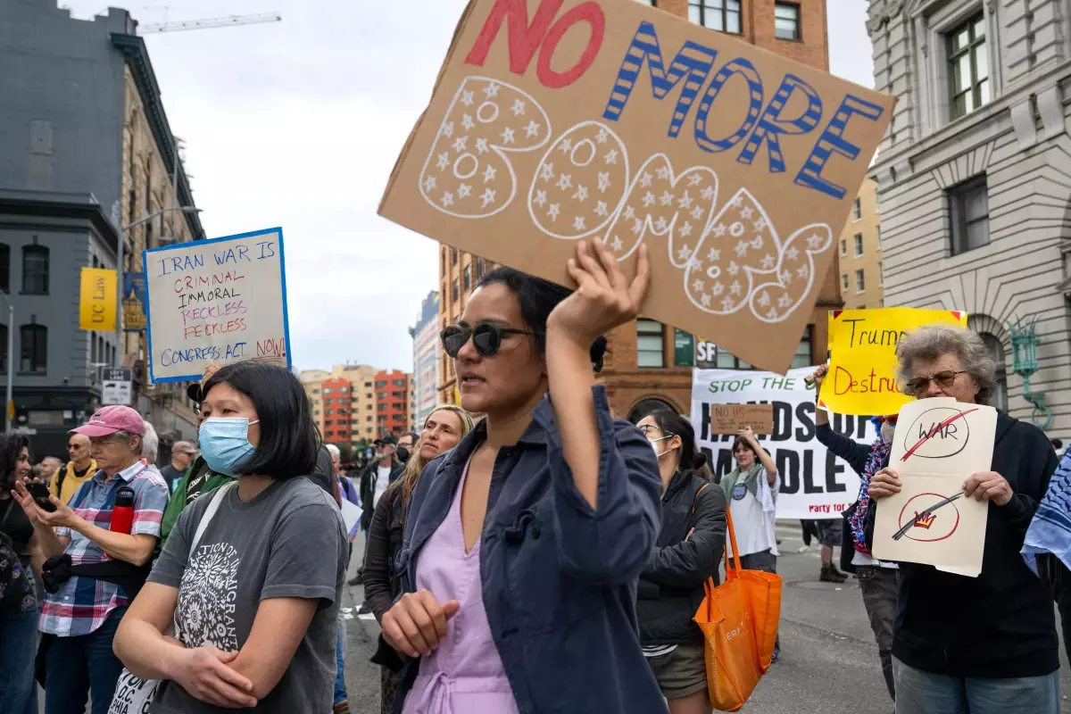 San Francisco\'da İran Protesi