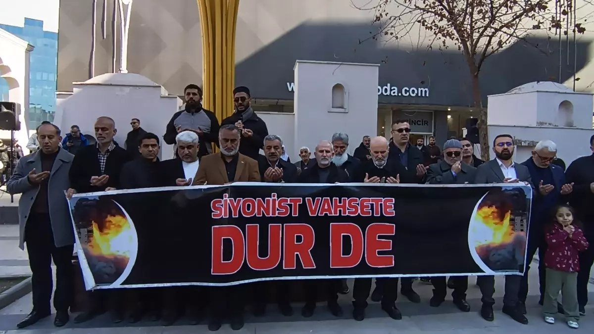 Batman\'da İran\'a Saldırılara Protesto