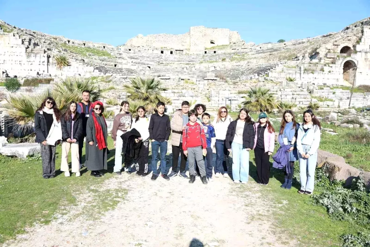 Didim Çocuk Meclisi\'nden Miletos\'ta matematik yolculuğu