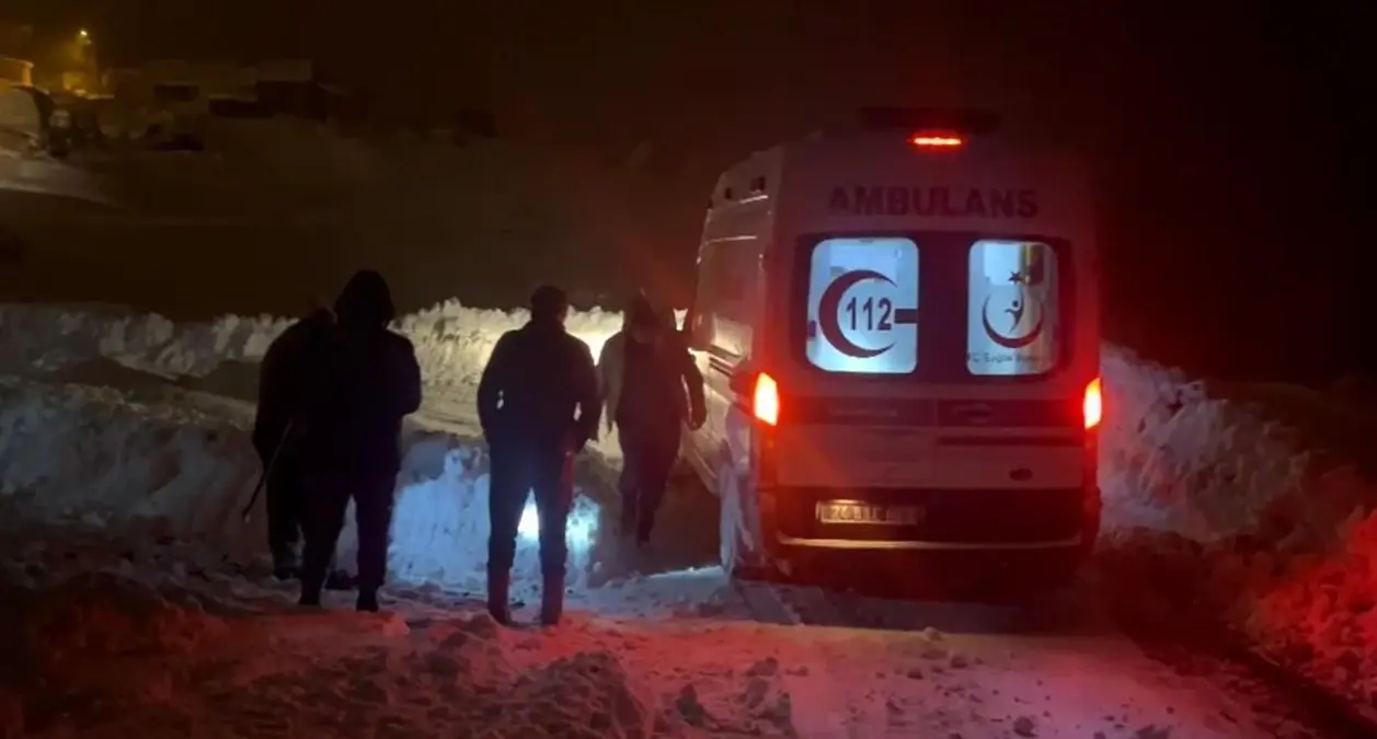 Karla Mücadele: Hasta Hastaneye Ulaştırıldı