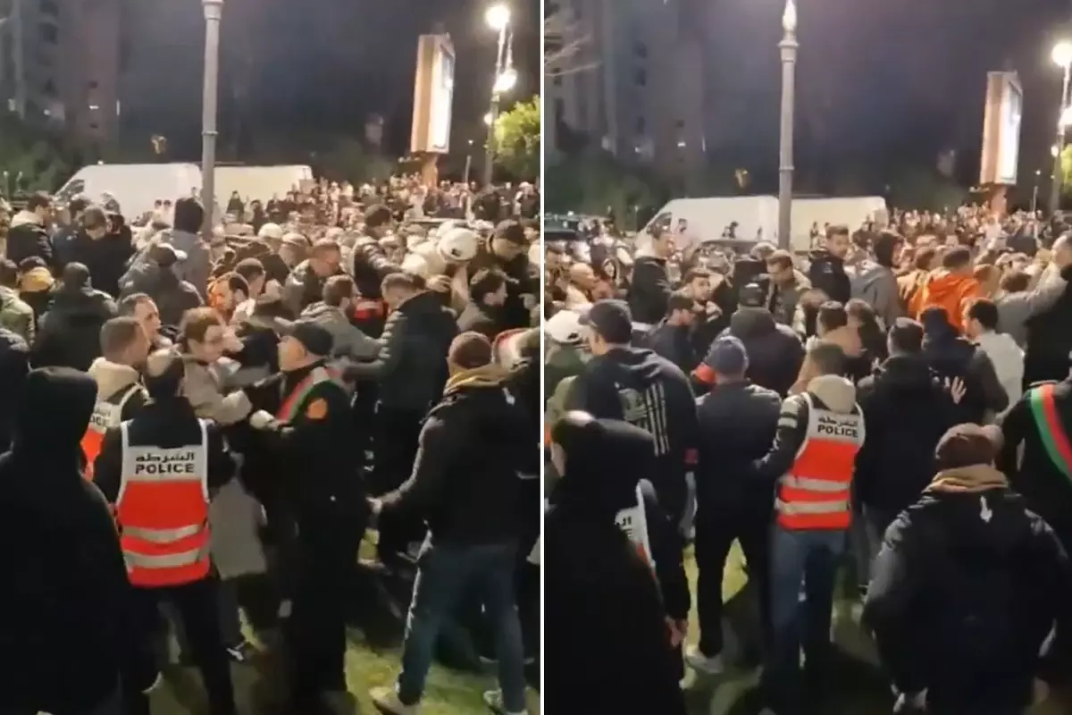 Fas\'ta ABD ve İsrail karşıtı gösterilere müdahale edildi