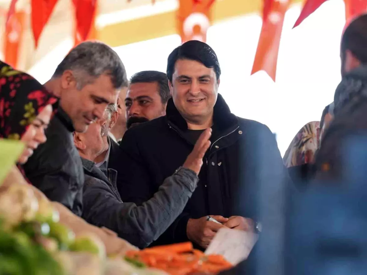 Hacıbaba Pazar Yeri Açıldı, Başkan Yılmaz Esnaf ve Vatandaşlarla Buluştu