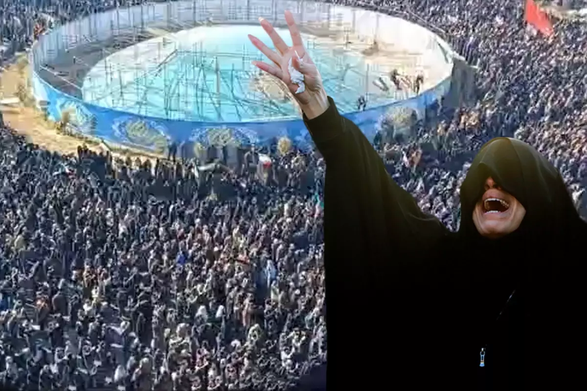 Hamaney\'in ölümü sonrası Tahran\'da mahşeri kalabalık! Binlerin ağzında tek slogan var