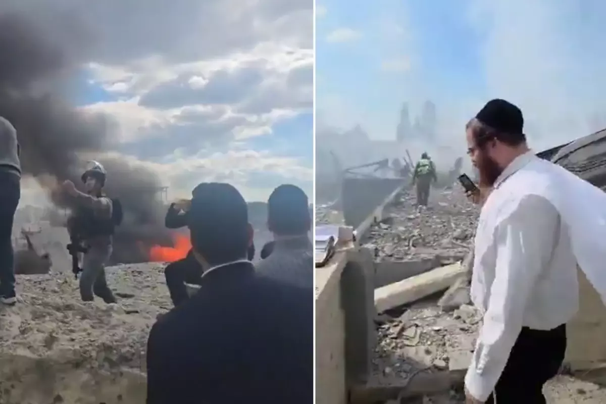 İsrail\'i savaş alanına çeviren saldırı! Taş üstünde taş kalmadı