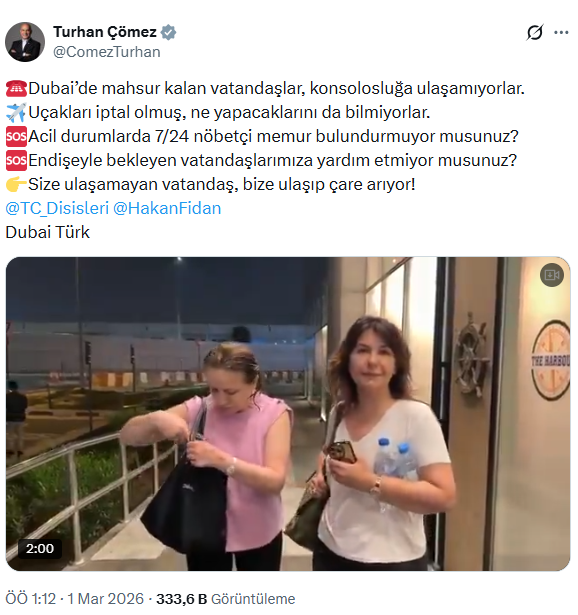 Uçaklar iptal oldu, çok sayıda Türk vatandaşı Dubai'de mahsur kaldı