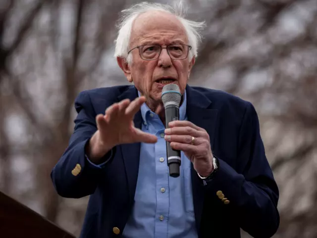 ABD'li Senatör Bernie Sanders.