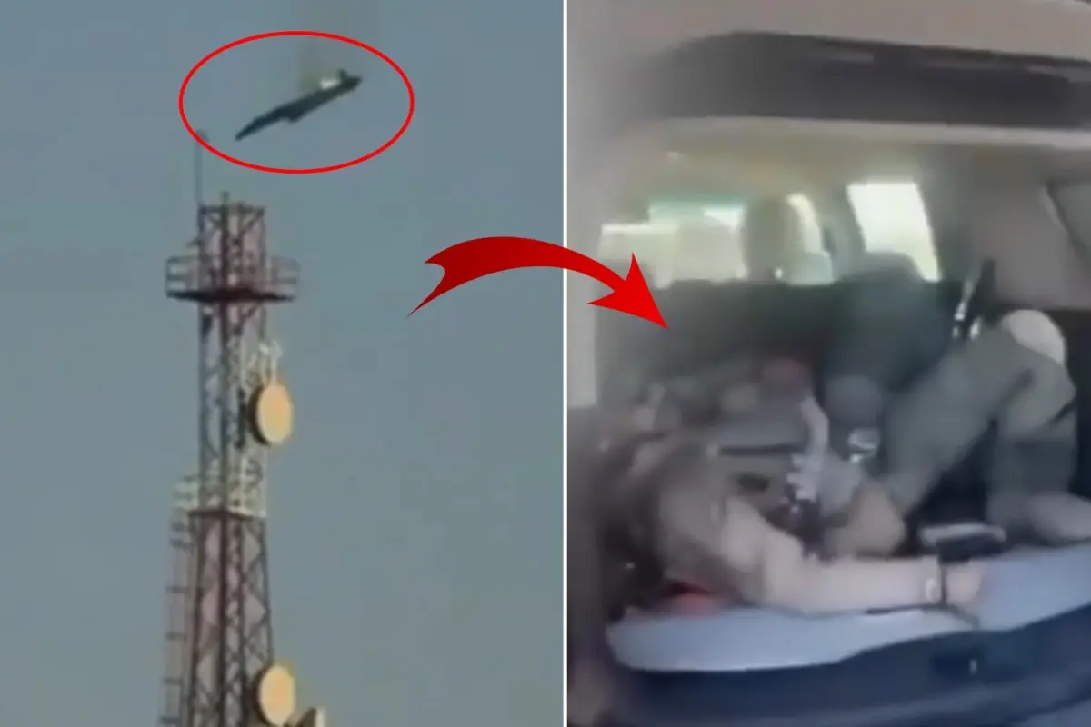 Düşen uçak ABD\'ye ait çıktı, pilot son anda atlayarak kurtuldu