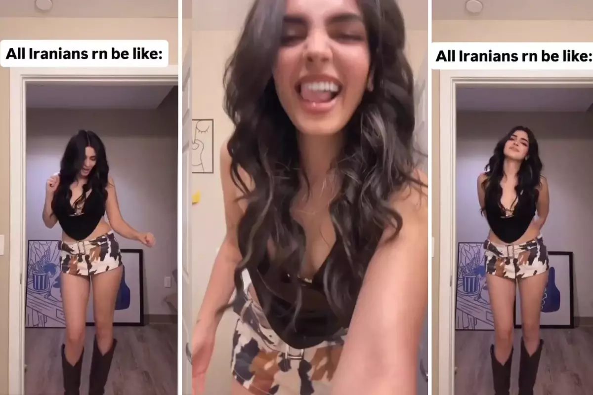 İranlı kızlar Hamaney\'in ölümünün ardından \'\'Trump dansı\'\' akımı başlattı