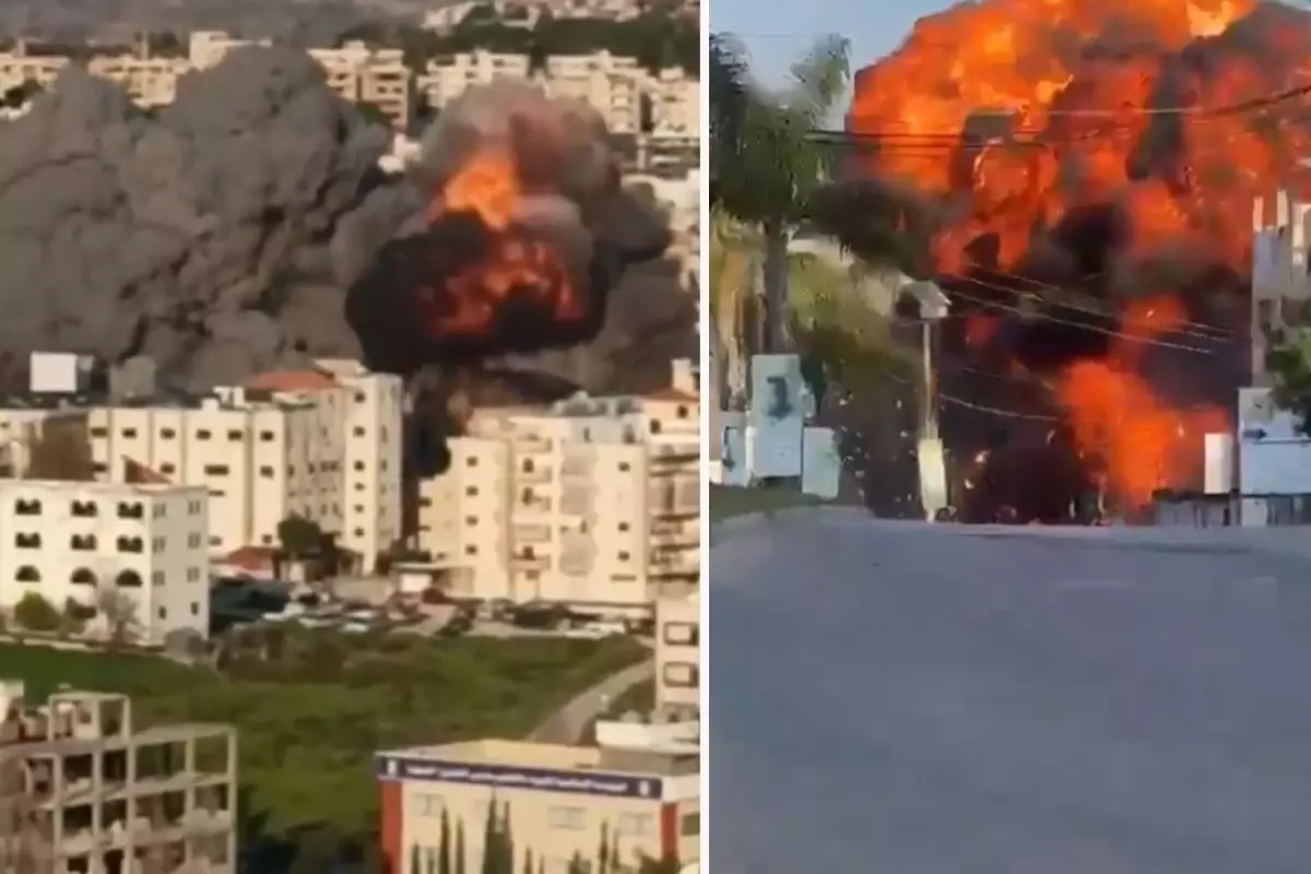 İsrail, Lübnan\'ın başkenti Beyrut\'a şiddetli hava saldırıları düzenledi