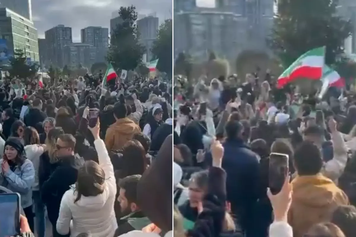 İstanbul\'da yaşayan İranlılar sokağa çıktı, herkes İçişlerini Bakanlığını etiketliyor