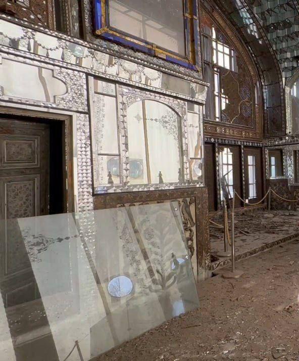 Tahran'da tarihi saray hava saldırısında hasar gördü Tahran'da tarihi saray hava saldırısında hasar gördü