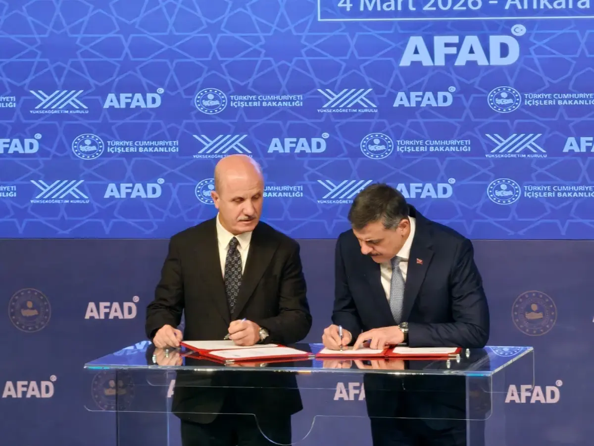 Afete Hazır Üniversite Protokolü İmzalandı