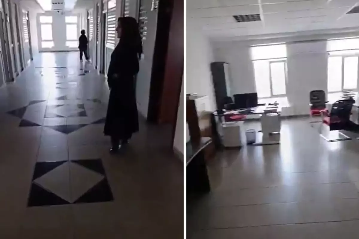 Devlet dairesinde skandal: Vatandaş o anları kayda alıp paylaştı