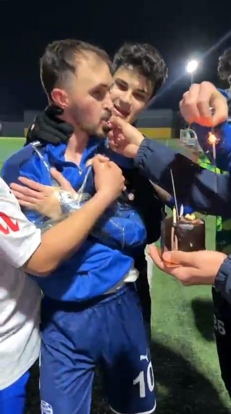 İlginç sürpriz! Daha önce gördüğünüz doğum günü kutlamalarını unutun