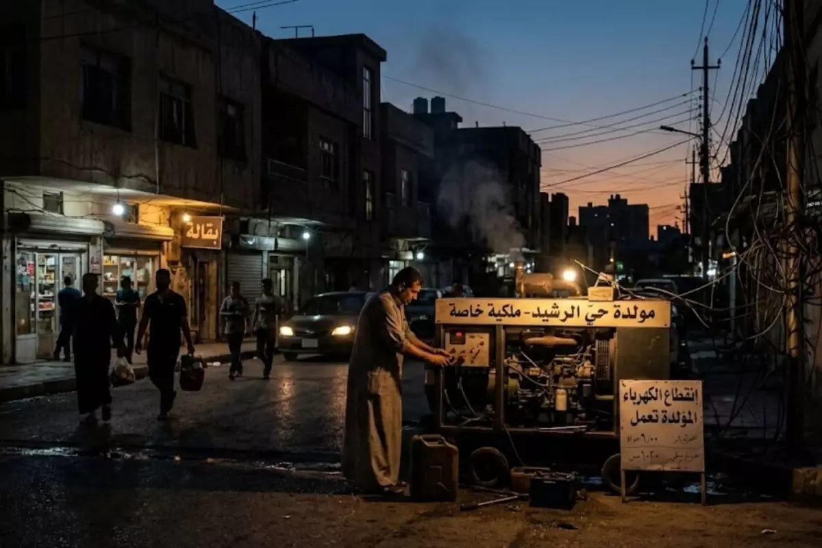 Irak, elektrik sisteminin tamamen çökmesi nedeniyle karanlıkta kaldı