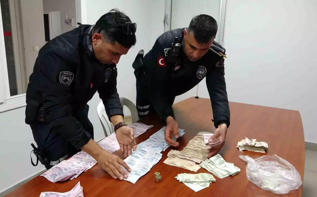 Mersin\'de dilencilerin üzerinden 24 bin 577 TL çıktı