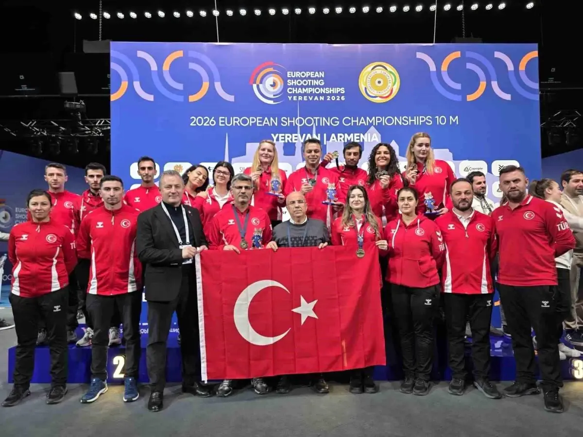 Türkiye Havalı Silahlar Şampiyonası\'nda 7 Madalya Kazandı