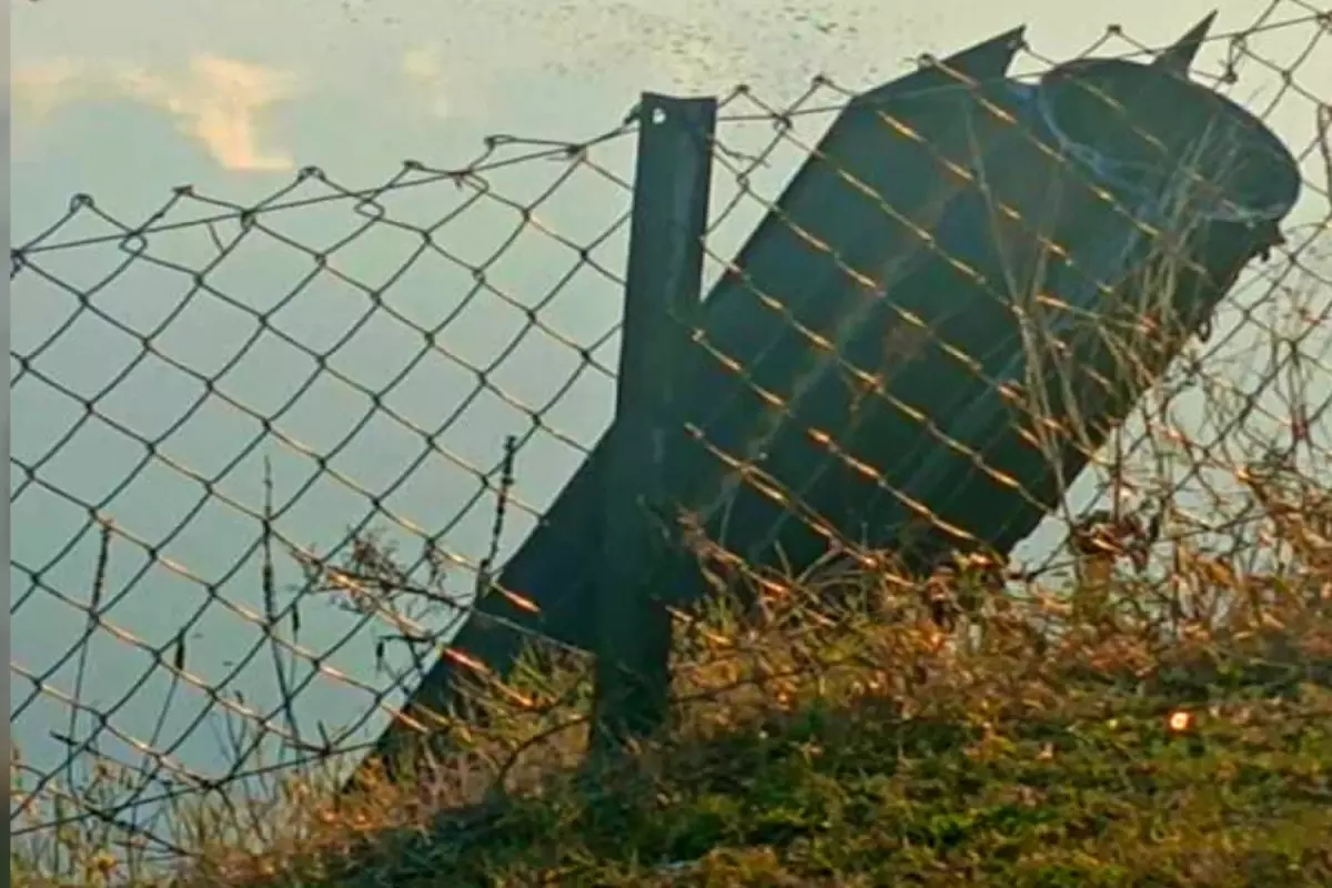 Hatay\'da düşürülen füzeden ilk görüntü