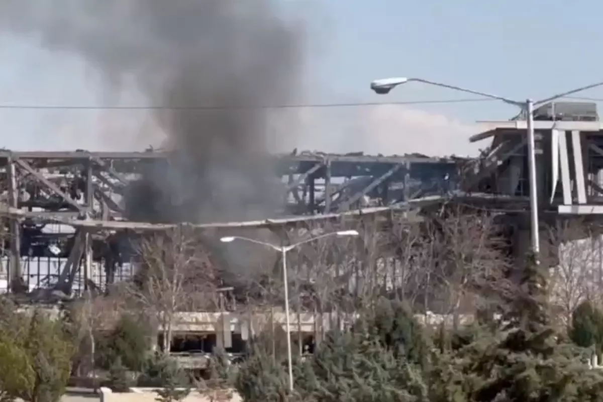 12.000 kişilik Azadi Stadyumu da savaşa boyun eğdi