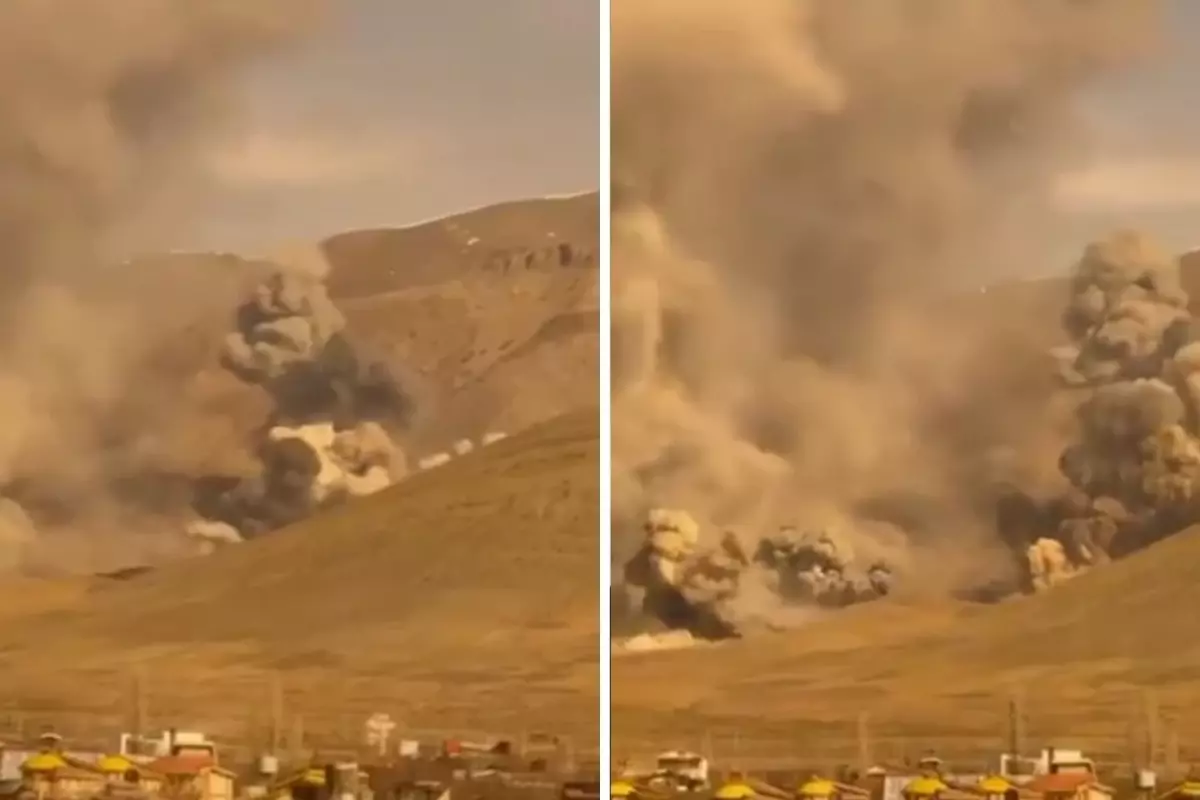 ABD ve İsrail, Devrim Muhafızları Ordusu\'nun yeraltı tesisini bombaladı