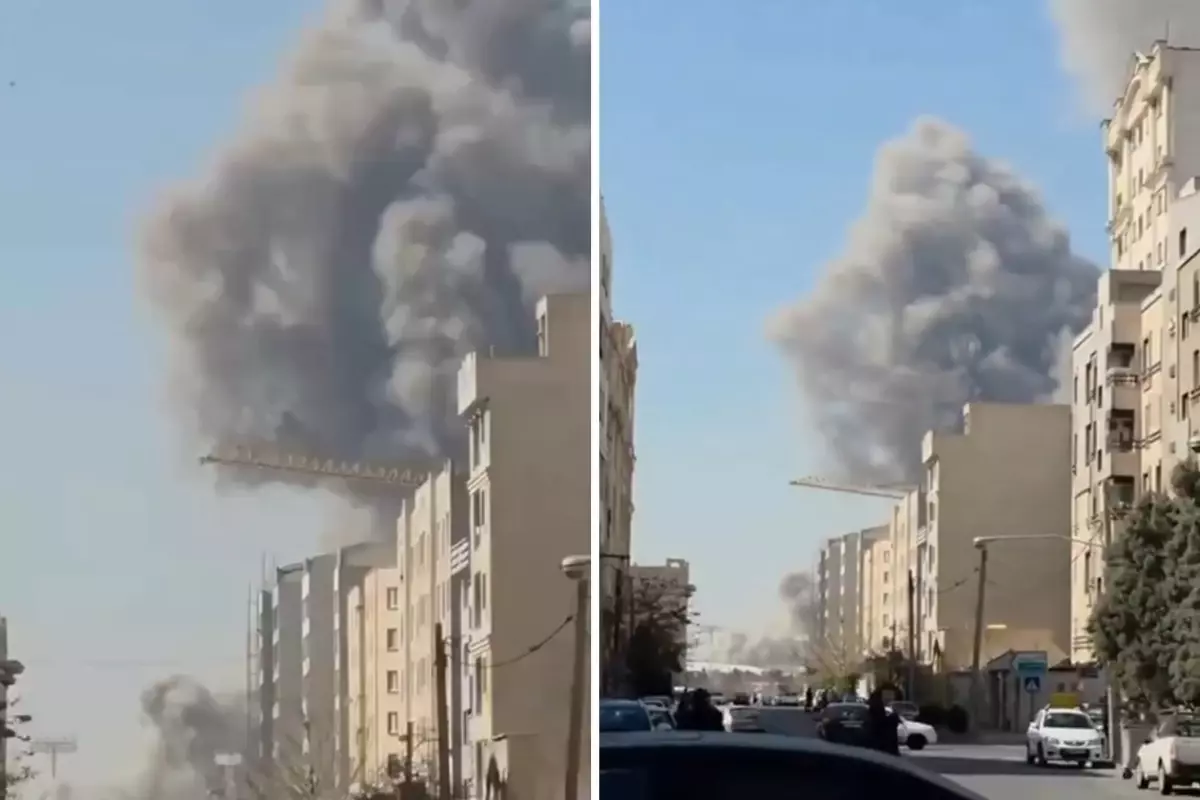 ABD ve İsrail, Tahran\'ı yerle bir ediyor