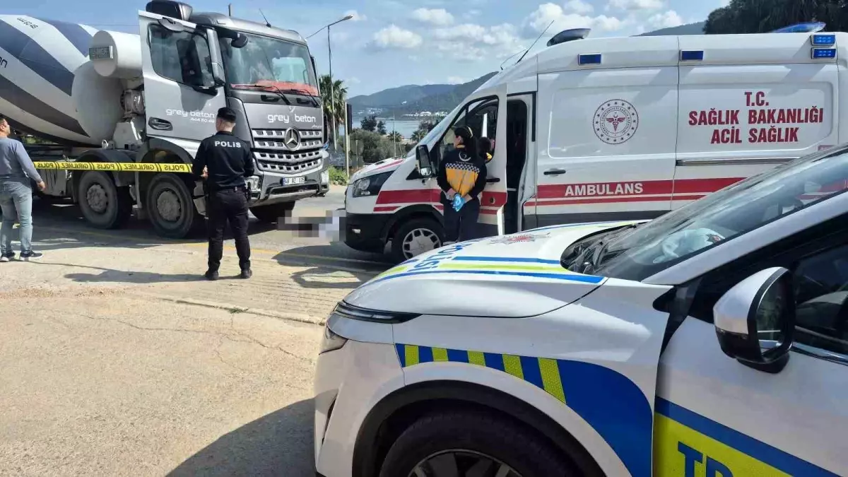 Bodrum\'da Beton Mikseri Yaşlı Adamı Ezdi