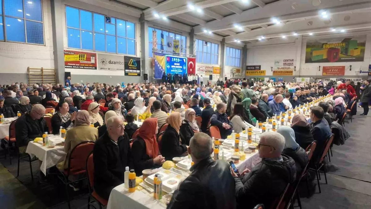 Bosna Hersek ile Türkiye ekmeğini iftar sofrasında paylaştı