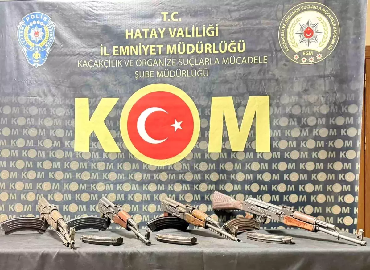 Hatay\'da Kaçak Silah Operasyonu