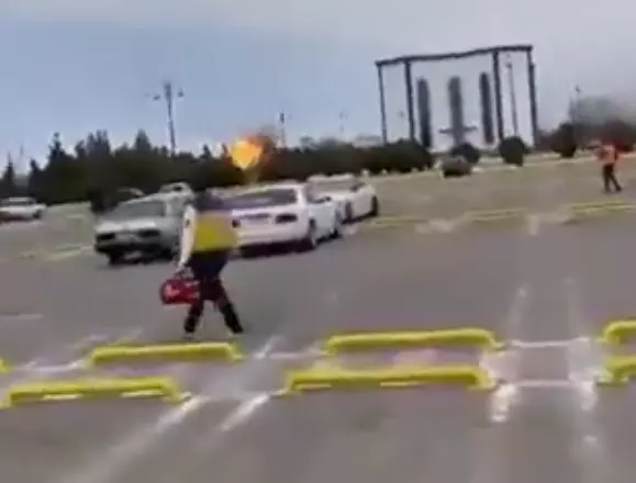 İran'a ait bir İHA, Azerbaycan'ın Nahçıvan bölgesine düştü