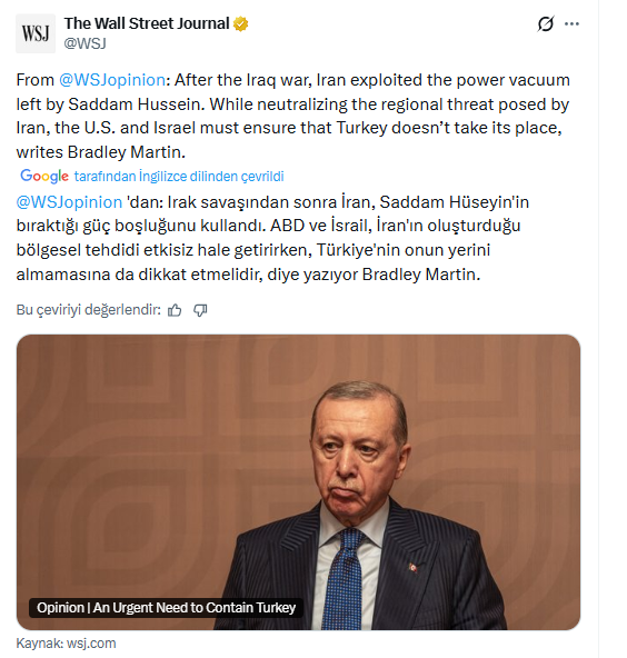 Dünyaca ünlü ABD gazetesinden skandal çıkışı: İran'dan sonra Türkiye...