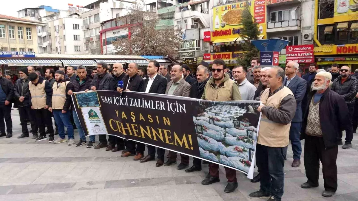 Gaziantep\'te ABD ve İsrail\'in İran\'a yönelik saldırıları protesto edildi