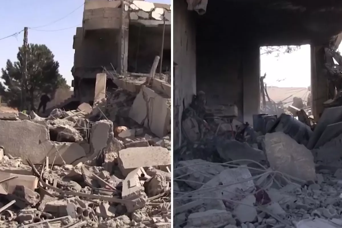 Geriye enkaz görüntüleri kaldı! İsrail Lübnan\'ı harabeye çevirdi