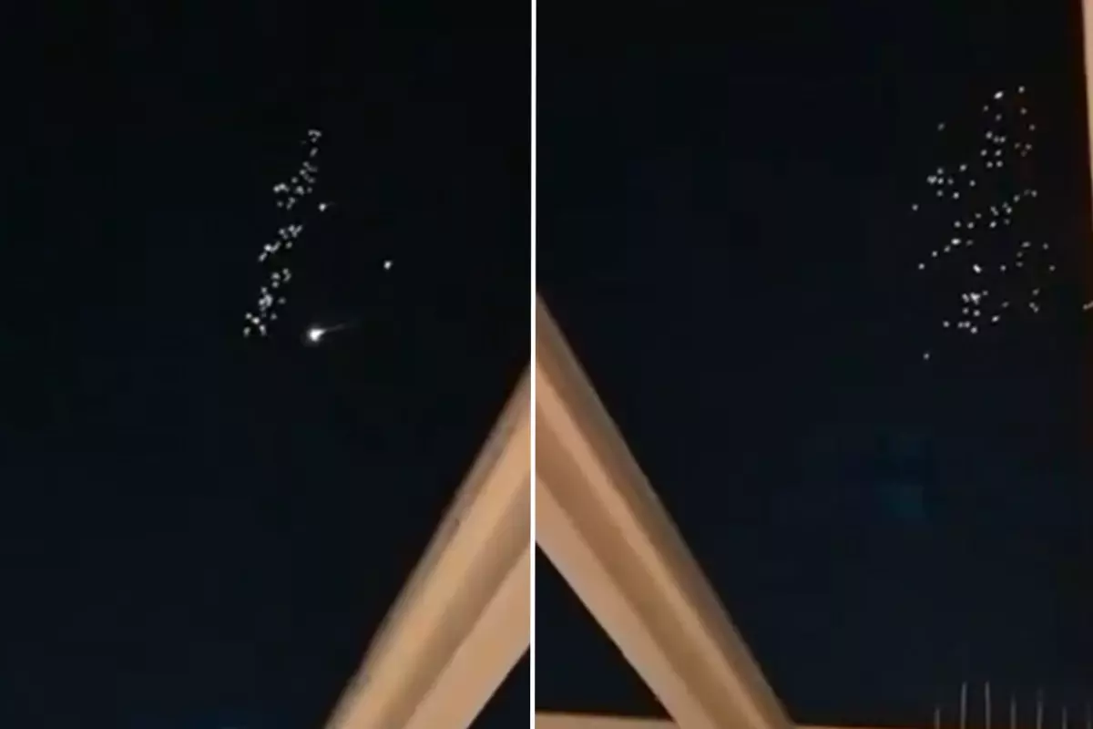 İran\'dan İsrail\'e balistik füze yağmuru: Gökyüzü alev aldı