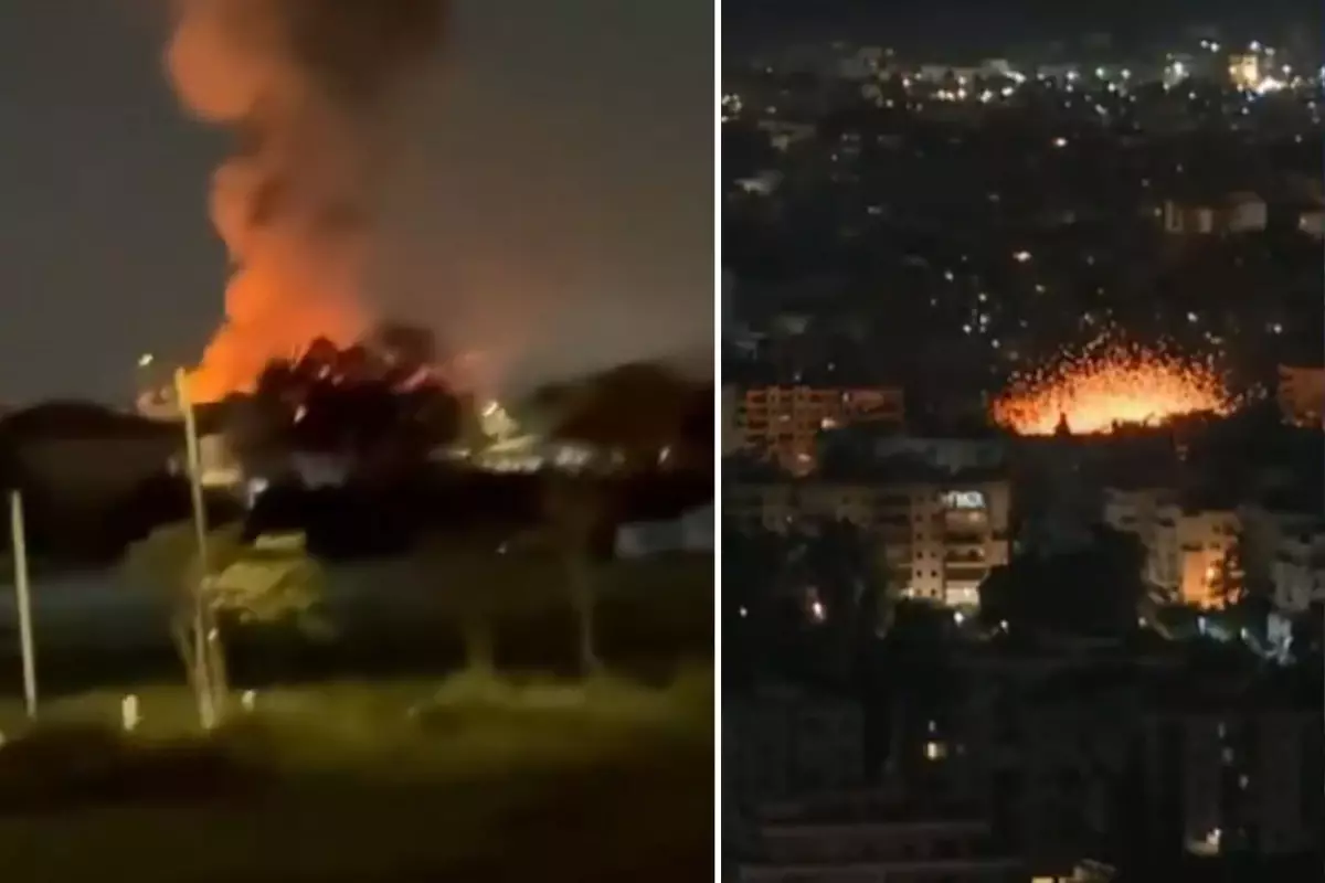 İsrail, Lübnan\'ın başkenti Beyrut\'a bomba yağdırdı