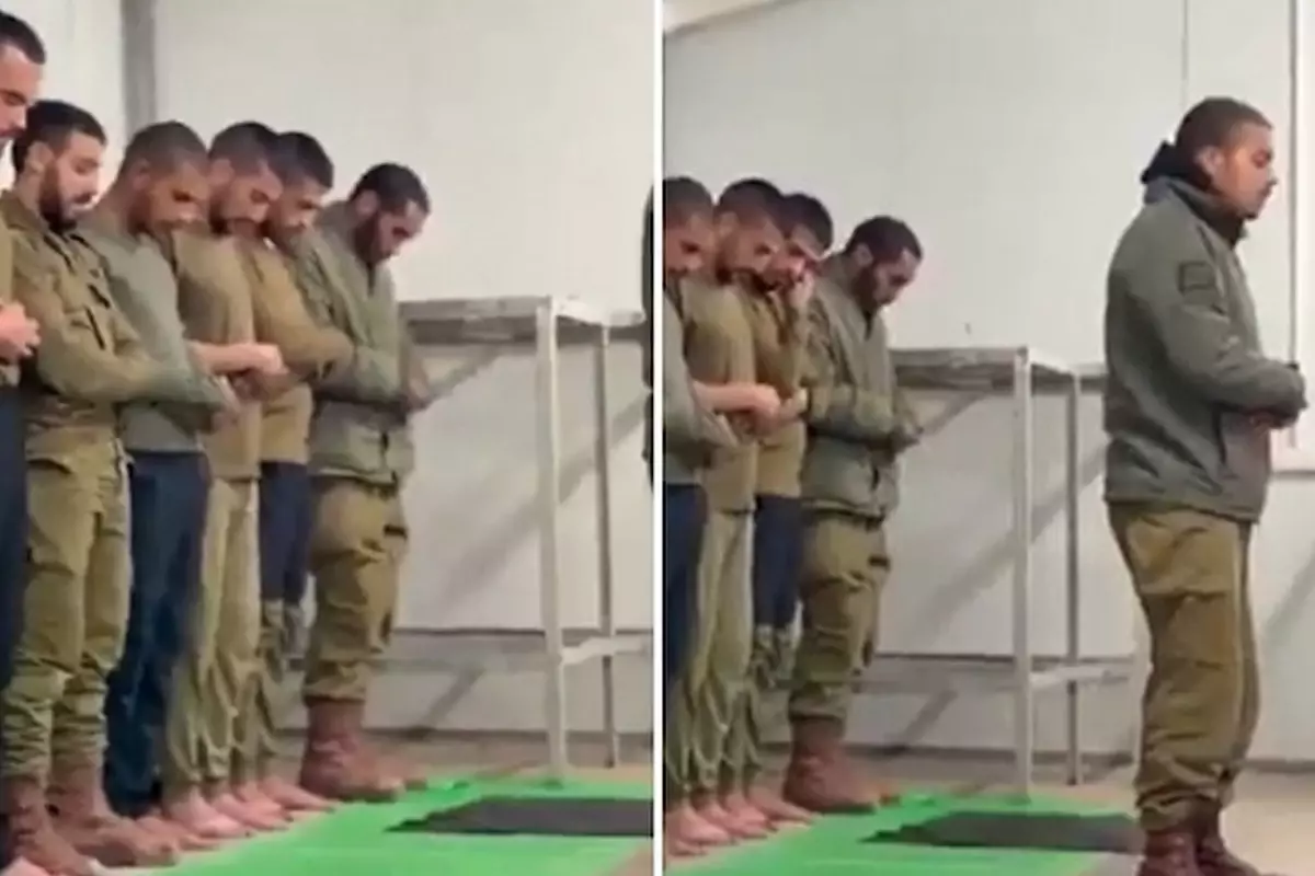 Görüntüleri paylaşıldı! Bunlar da İsrail\'in Müslüman askerleri