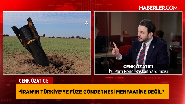 İYİ Parti Genel Başkan Yardımcısı Cenk Özatıcı: Savaş aylarca sürebilir, Türkiye göçe hazır olmalı