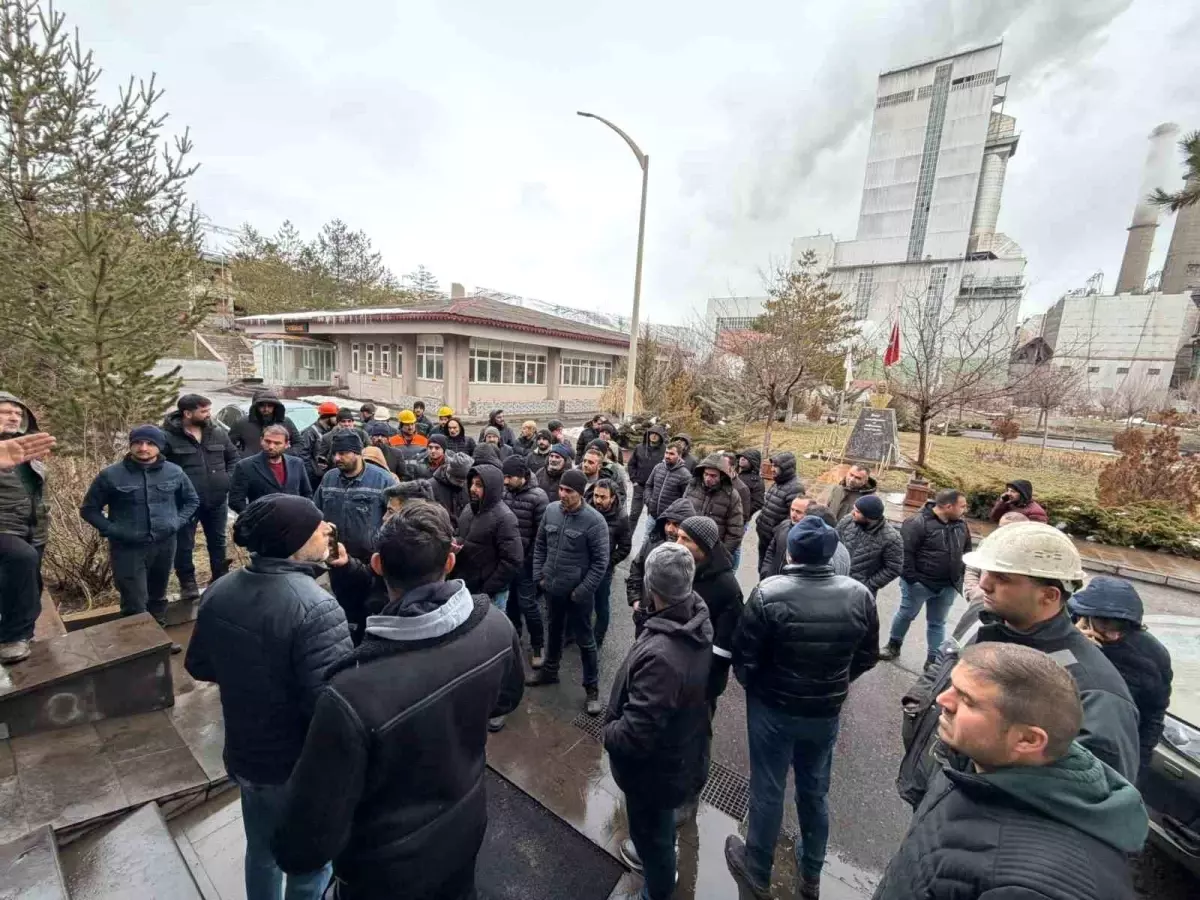 Kangal Termik Santrali\'nde İşçi Eylemi