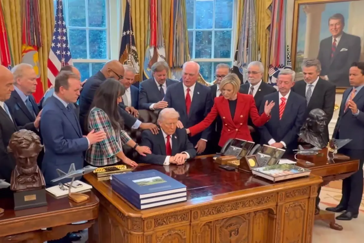 Oval Ofis\'te olay görüntü! İzleyen herkes aynı yorumu yapıyor