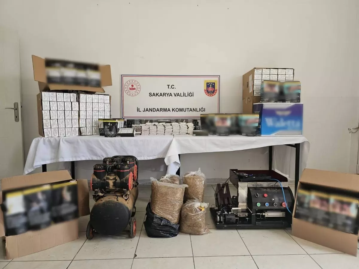 Sakarya\'da Kaçak Tütün Operasyonu