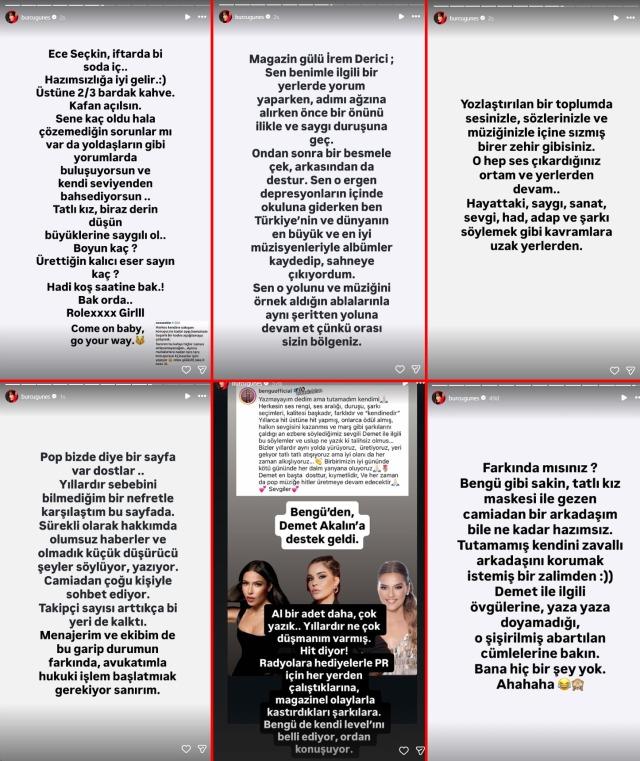 Ünlüleri birbirine düşüren kavgaya Ebru Gündeş de girdi