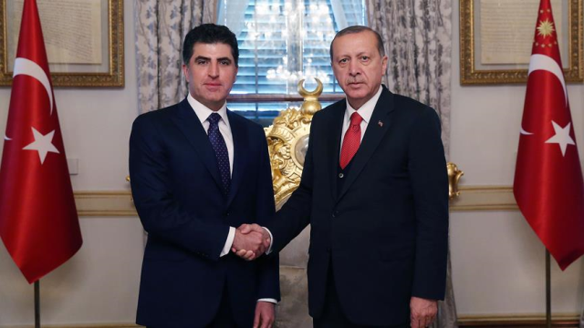 Cumhurbaşkanı Erdoğan, IKBY Başkanı Barzani ile telefonda görüştü