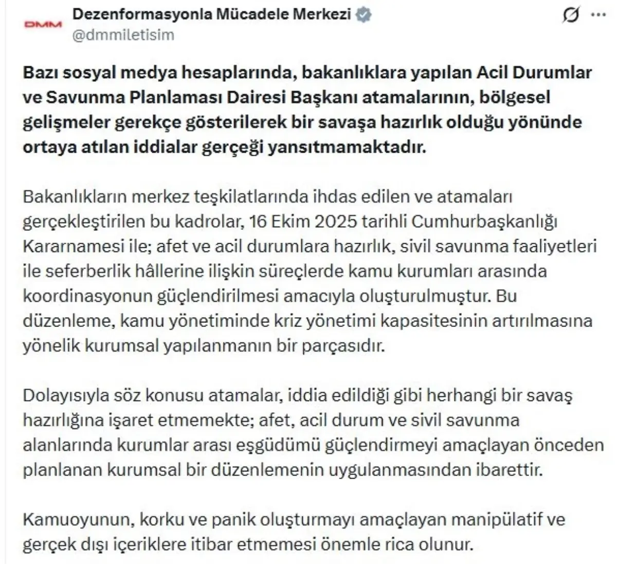Dezenformasyon Açıklaması