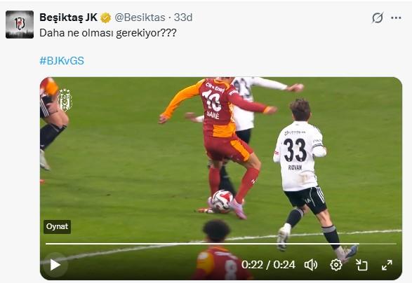 Galatasaray ve Beşiktaş'tan maç sırasında sert tepki