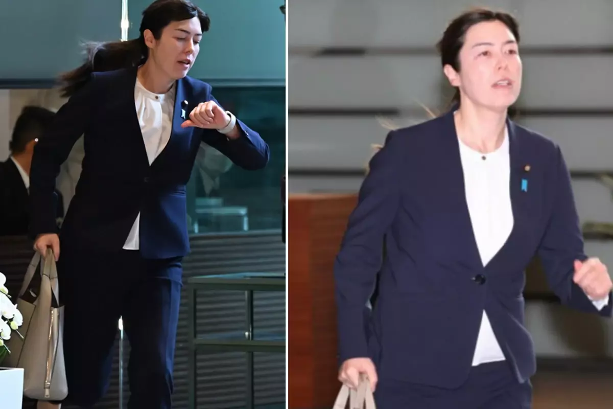 Japonya\'da 5 dakikalık gecikme krizi: Bakan koridorlarda depar attı