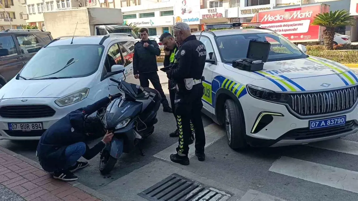 Ehliyetsiz Motosiklet Sürücüsüne 48 Bin TL Ceza