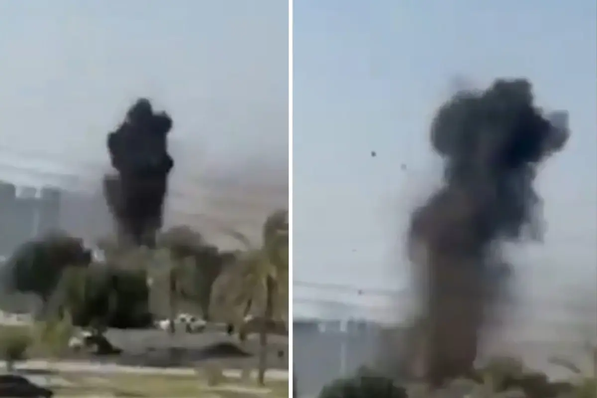 İlk kez yayınlandı! İşte ABD\'nin Devrim Muhafızları\'nın tesisini vurduğu anlar