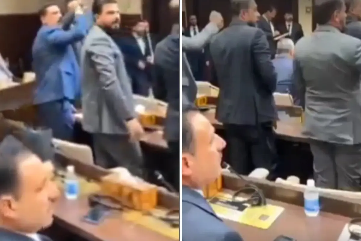 Irak Meclisi\'nden ABD ve İsrail karşıtı sloganlar yükseldi