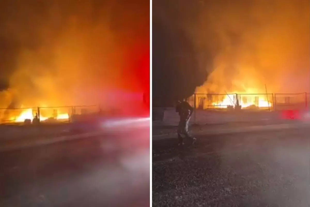 İran\'ın füzesi İsrail\'i yangın yerine çevirdi! O anlar kameralarda