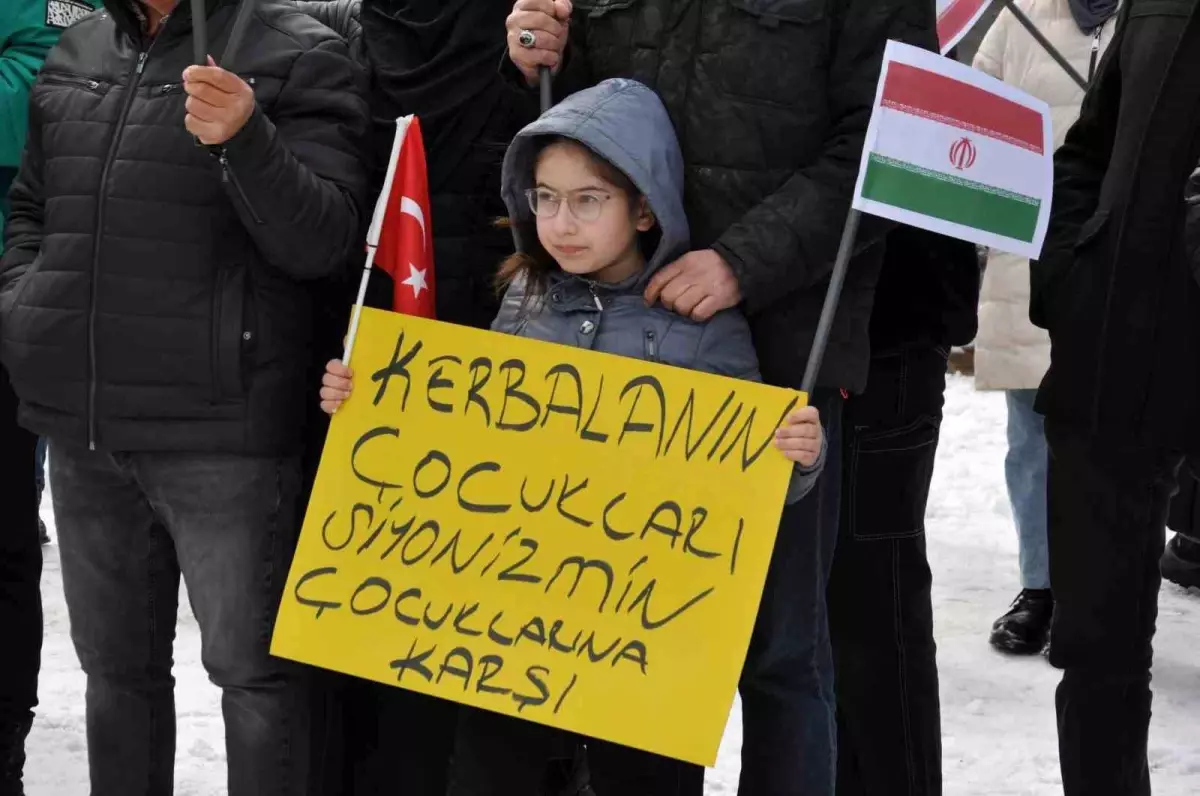 Kars\'ta Caferiler, İran\'a Saldırıları Kınadı