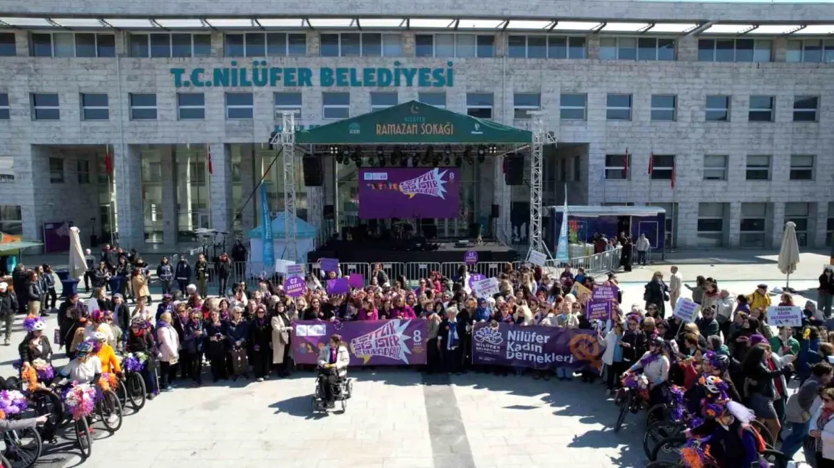 Nilüfer\'de kadınlar tek ses oldu